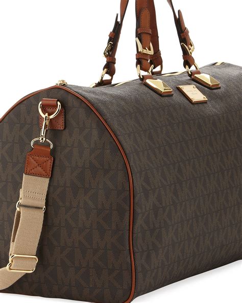 michael kors men's duffle bag|michael kors large suitcase.